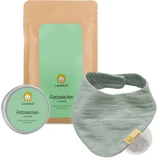 Löwenkind Rotznäschen-Set 'Mini' 15 St Kräuter