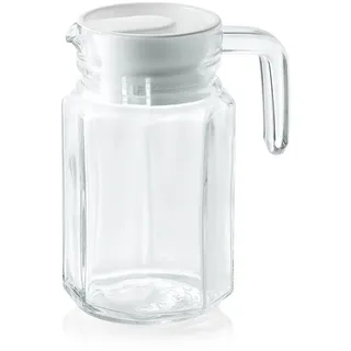 30x Glas Krug / Karaffe mit Deckel 0,5 l