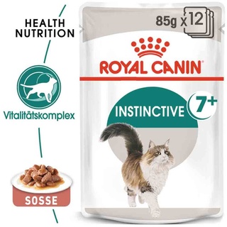 Royal Canin Instinctive 7+ Nassfutter in Soße für ältere Katzen 85g