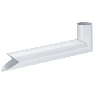 Inefa Wasserspeier Fallrohr, PVC DN 50 Weiß Ableitung von Regenwasser