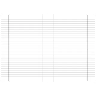 Adina Kanzleibogen liniert A3 gefalzt auf A4 50 Blatt Lin.27