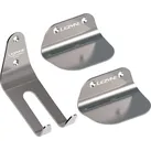 Lezyne Pedal Hook Stainless Fahrrad Wandhalterung Silber Modell 2023