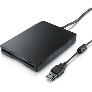CSL Diskettenlaufwerk Externes USB Diskettenlaufwerk FDD 1,44MB (3,5) geeignet für PC & MAC