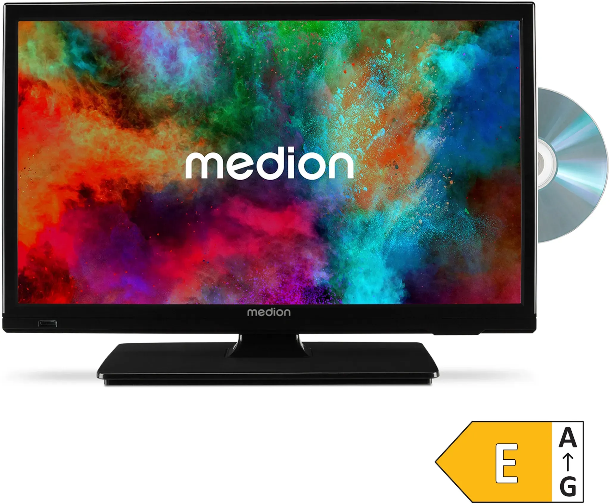MEDION LIFE MD 819001 Fernseher (2026), 47 cm (19'') LCD-TV, HD Triple Tuner, integrierter DVD-Player, Car-Adapter, CI+ Schnittstelle