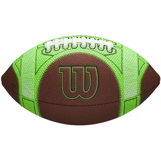 Wilson GST Hylite Speedskin Fußball, Braun/Grün, Jugendgröße