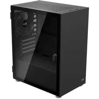 AeroCool PC Gehäuse CS-111-G-BK-v1 Mini-Tower Schwarz