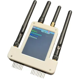 Für Flipper Zero Modul mit 7,1 cm (2,8 Zoll) Bildschirm WiFi + 433 M + GPS-Modul, All-in-One-Modul ESP32-S3 WiFi-Dev-Board unterstützt Marauder und Little Dolphin