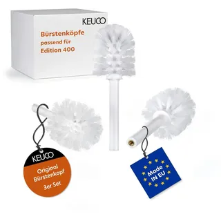 Keuco Ersatzbürstenkopf weiß, Original Hersteller, WC-Bürste