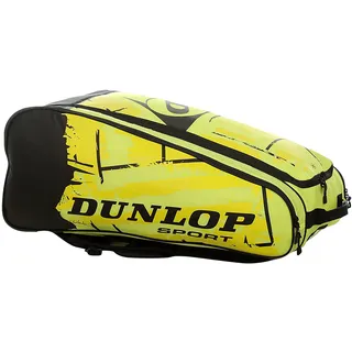 Dunlop Schlägertasche Revolution NT 10-Racket Bag Tennis-Tasche, Gelb, 80 x 38 x 35 cm, 70 Liter