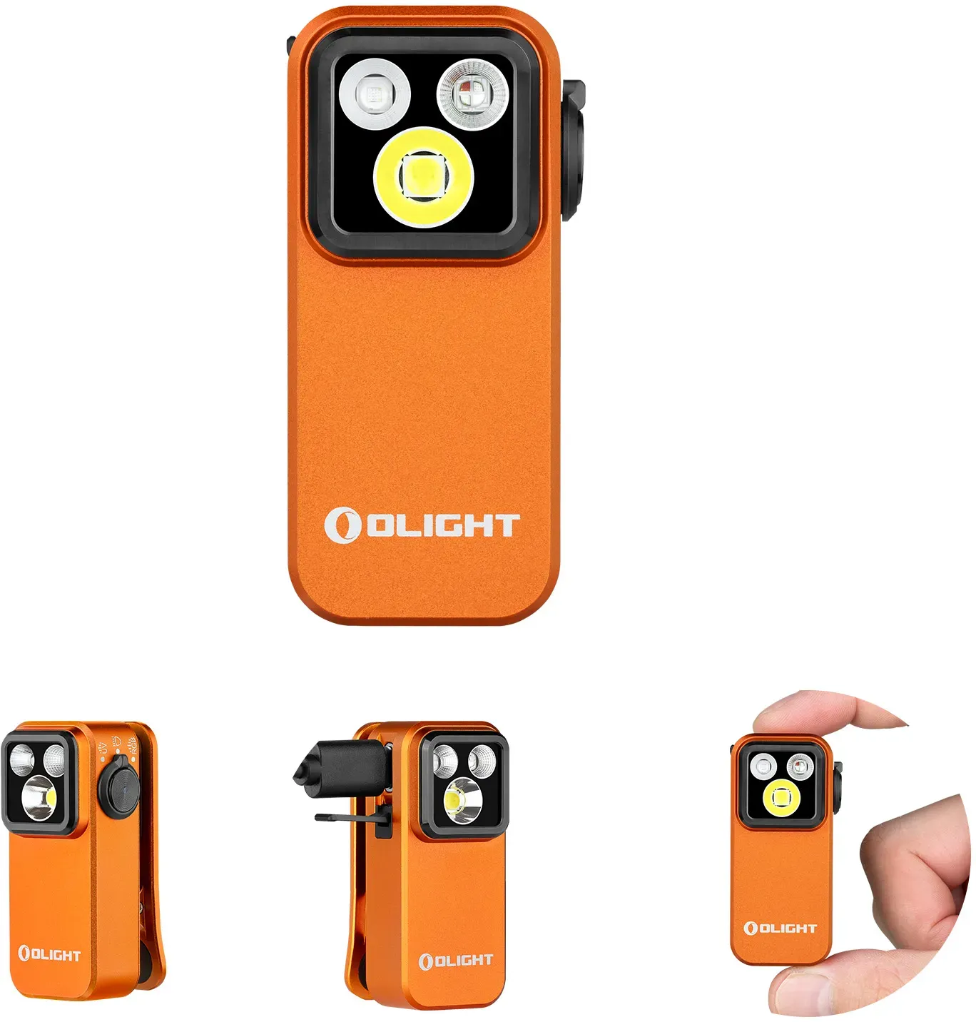 Olight Oclip Pro S EDC Lampe mit fünf Lichtern und mehreren Blinkmodi
