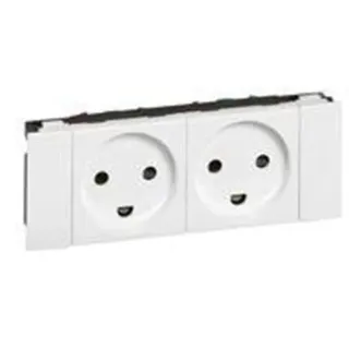 Socket danish standart 2p+e double