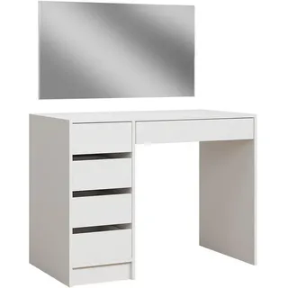Vicco Schminktisch Thalia Weiß 100 cm mit 5 Schubladen