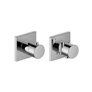 Keuco IXMO Set Thermostat 59753010022 Fertigset, Umstellventil, Schlauchanschluss, eckig