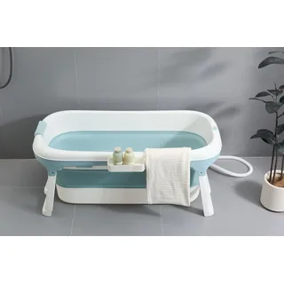 Faltbare Badewanne Erwachsene Klappbare mobile Badewanne ideal für kleine Badezimmer (128BL-NC)