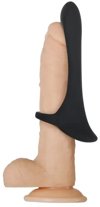 Evolved - Cock Armor Vibrating Cockring - Schwarz Schwarz