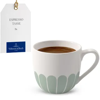 Villeroy & Boch Espressotasse Fleur vert Länge 8,4 x Breite 6,1 Höhe 5,7 cm