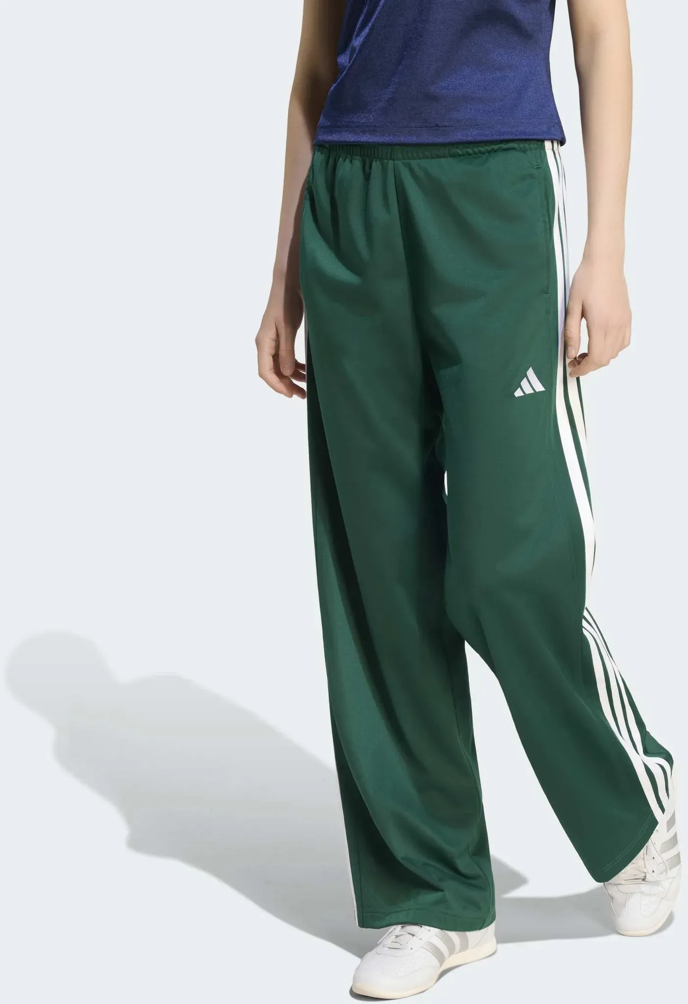 Sporthose ADIDAS SPORTSWEAR "DAYREADY, WEITES BEIN", Damen, Gr. XXL, N-Gr, grün (collegiate grün, normal, gr.), Obermaterial: 100% Polyester, Hosen Sporthose