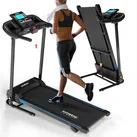 KINETIC SPORTS Laufband klappbar KST2900FX - 750 Watt leiser Elektromotor, 40 cm Breite Lauffläche, 16+1 Programme, Steigung, Geh- und Lauftraining, LCD Display, 10 km/h, bis 120 kg     Standard