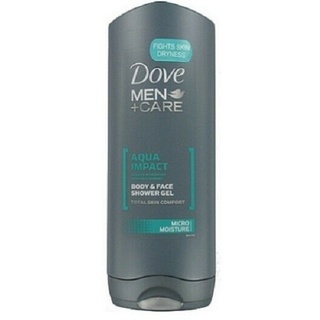 14,50€/L - Dove Duschgel Men+Care - Aqua Impact - 6er Pack (6 x 400ml)