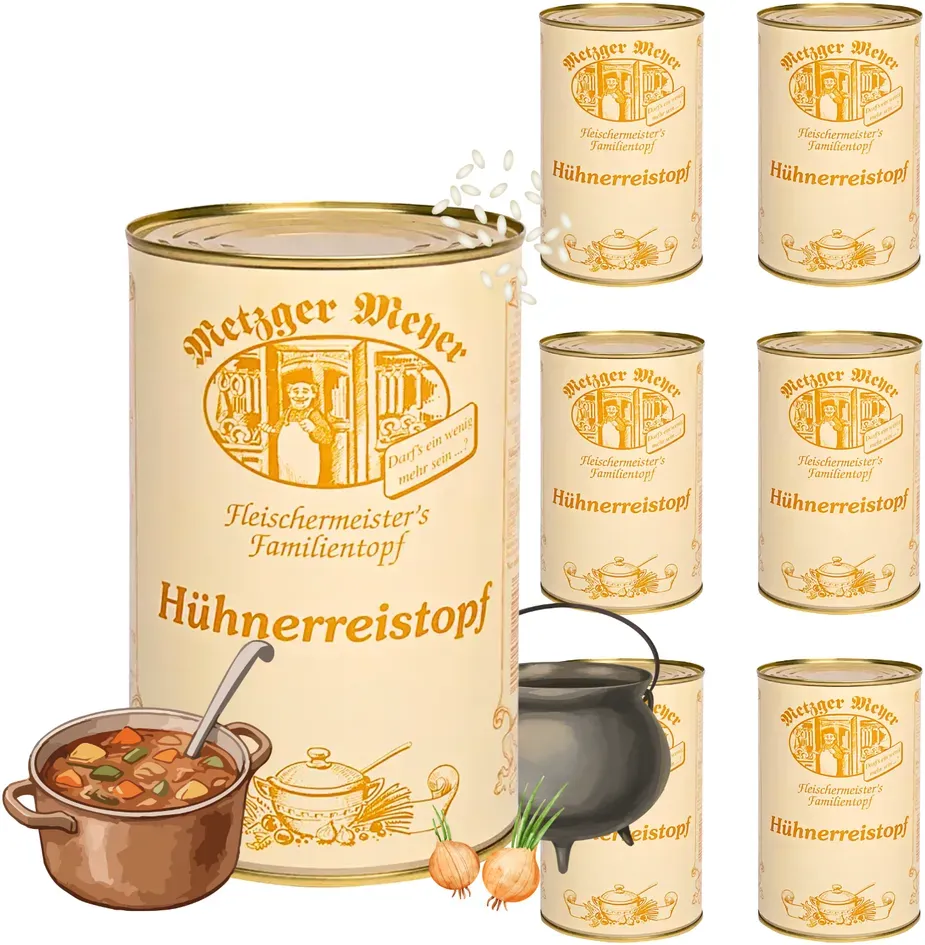 Metzger Meyer Hühnerreistopf 6 x 1,2L