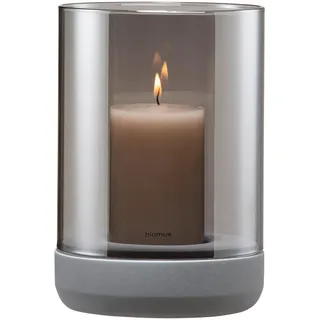 BLOMUS Windlicht Calma Stein, Marmor, Granit Grau Dunkelgrau L (Large)