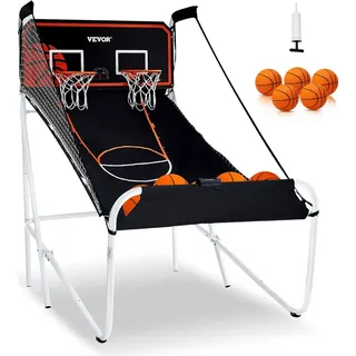 Vevor Faltbares Basketballspiel Schwarz/Weiß
