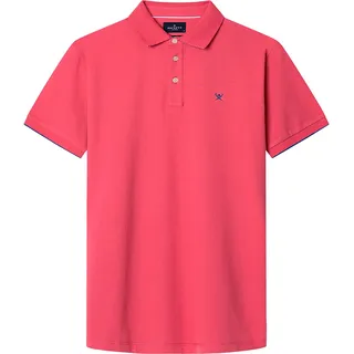 Hackett Swim Trim Arch Kurzarm-poloshirt - Light Fuchsia Pink - S