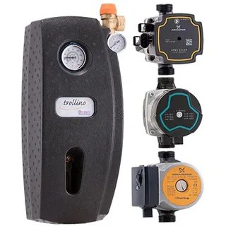 Barberi Pumpengruppe für thermische Solaranlagen - nur Rücklauf. OHNE PUMPE G 3/4'' IG-G 3/4'' IG