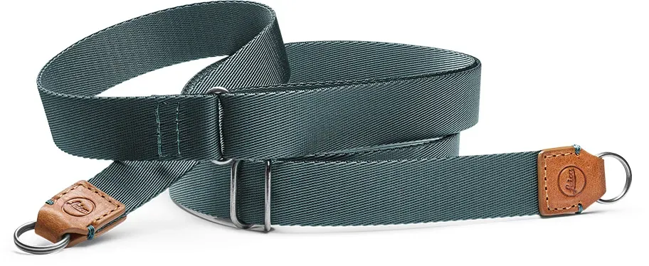 Leica Tragriemen D-Lux 8, Textil, Leder, cognac-petrol  18568