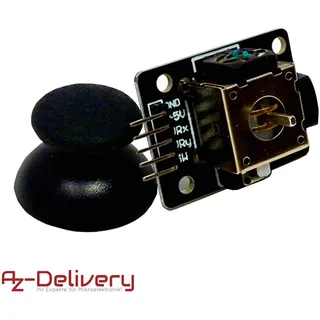 AZDelivery Joystick Modul KY-023 kompatibel mit Arduino und Raspberry Pi inklusive E-Book!