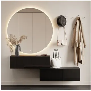 Planetmöbel Dielenschrank 100 x 32,5 x 37,8 cm schwarz