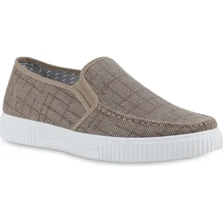 VAN HILL Slip Ons in Khaki,