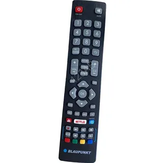 Belife Fernbedienung für Blaupunkt TV Netflix, Youtube und 3D