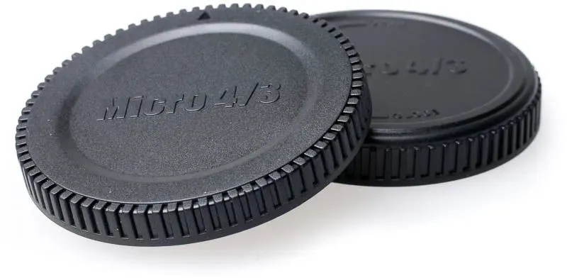 JJC Gehäuse und Objektivdeckel SET für Olympus/ Panasonic MFT