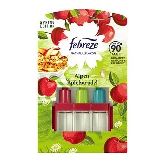 Febreze Raumduft-Nachfüller Alpen Apfelstrudel fruchtig 20,0 ml, 3 St.