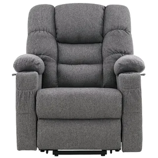 MCombo M Mcombo elektrische Aufstehhilfe Relaxsessel 7550, mit 3 Motoren getrennt verstellbar, Liegeposition bis 170°, verlängerte Fußstütze, usb, für
