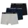 Jungen Nkmboxer 3p Noos Unterhose Black/Pack w Grey Mel Dark Sapp 116 EU 116