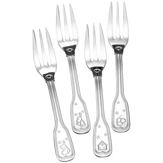 Ritzenhoff & Breker Kuchengabeln Holly 4tlg. Edelstahl Silber