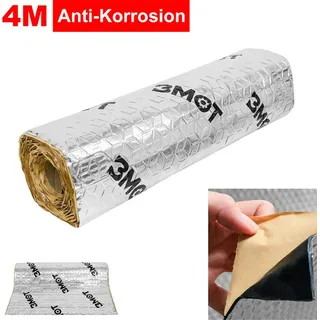 EINFEBEN 50x400cm Daemmmatte Alubutyl Daemmung Selbstklebend Auto Anti Droehn Schalldaemmung