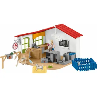 Schleich Farm World Tierarzt-Praxis mit Haustieren 42502