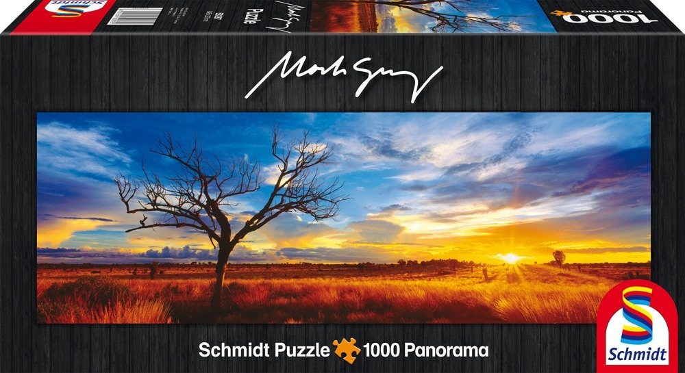 Schmidt Spiele Puzzle 1000 Teile Panorama Mark Gray Desert Oak, Northern Territory 59287, 1000 Puzzleteile