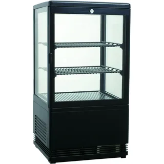 GastroHero Kühlvitrine ECO 58 schwarz