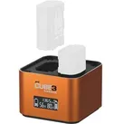 Hähnel ProCube3 Sony Kamera-Akku-Ladegerät, für Sony NP-BX1, NP-FW50 und NP-FZ100, mit 2 Steckplätzen