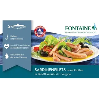 Fontaine Sardinen ohne Gräten in Olivenöl