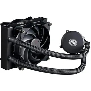 Cooler Master MasterLiquid Lite 120 Wasserkühler – 120mm Liquid Cooler, CPU Wasserkühlung mit dualer Dissipationspumpe und 120mm Luftausgleichslüfter