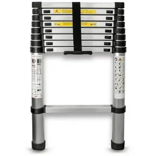 EAXUS Teleskopleiter 9 Sprossen