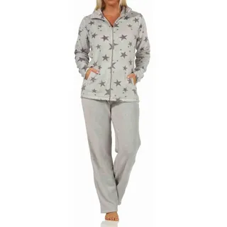 normann Hausanzug Coralfleece Grau 40/42