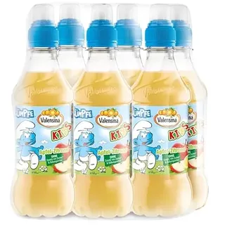 Valensina Kids Schlümpfe, 6 x 330 ml, Apfel Zitrone