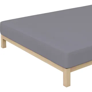 schlafgut Premium Baumwolle 90 x 190 - 100 x 220 cm gray mid