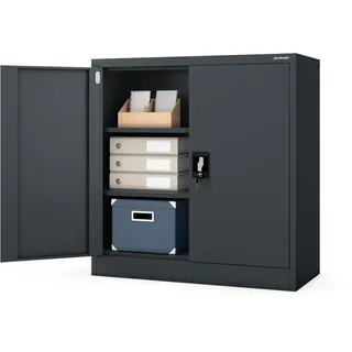 Jan Nowak C001B Aktenschrank 92,5 x 90 x 40 cm Anthrazit